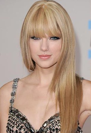 taylor swift straight hair photo shoot. Taylor Swift 2010 AMA#39;s